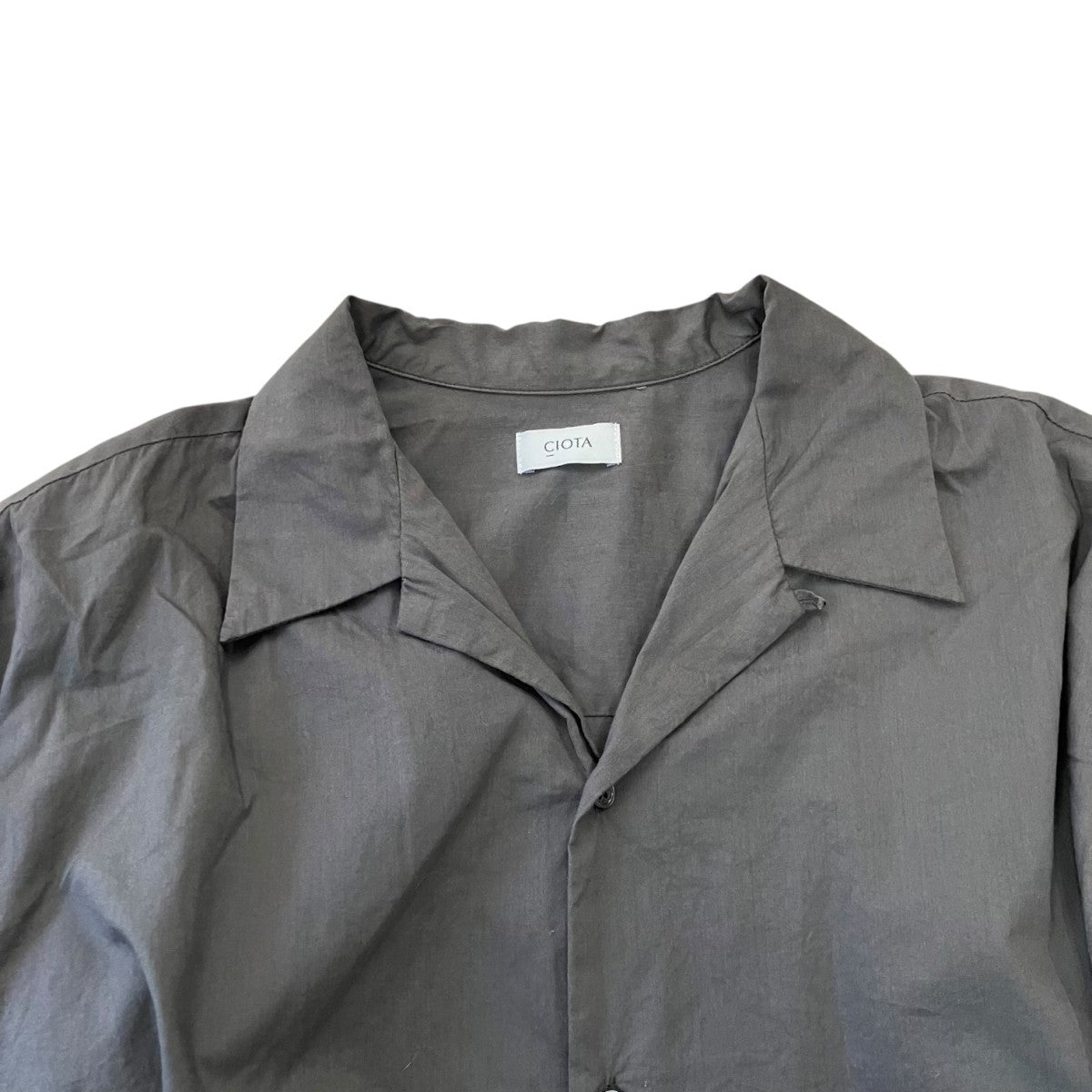 CIOTA Open Collar Short Sleeve Shirt半袖シャツSHLM-112-CR 古着・中古-3枚目のアイテム画像