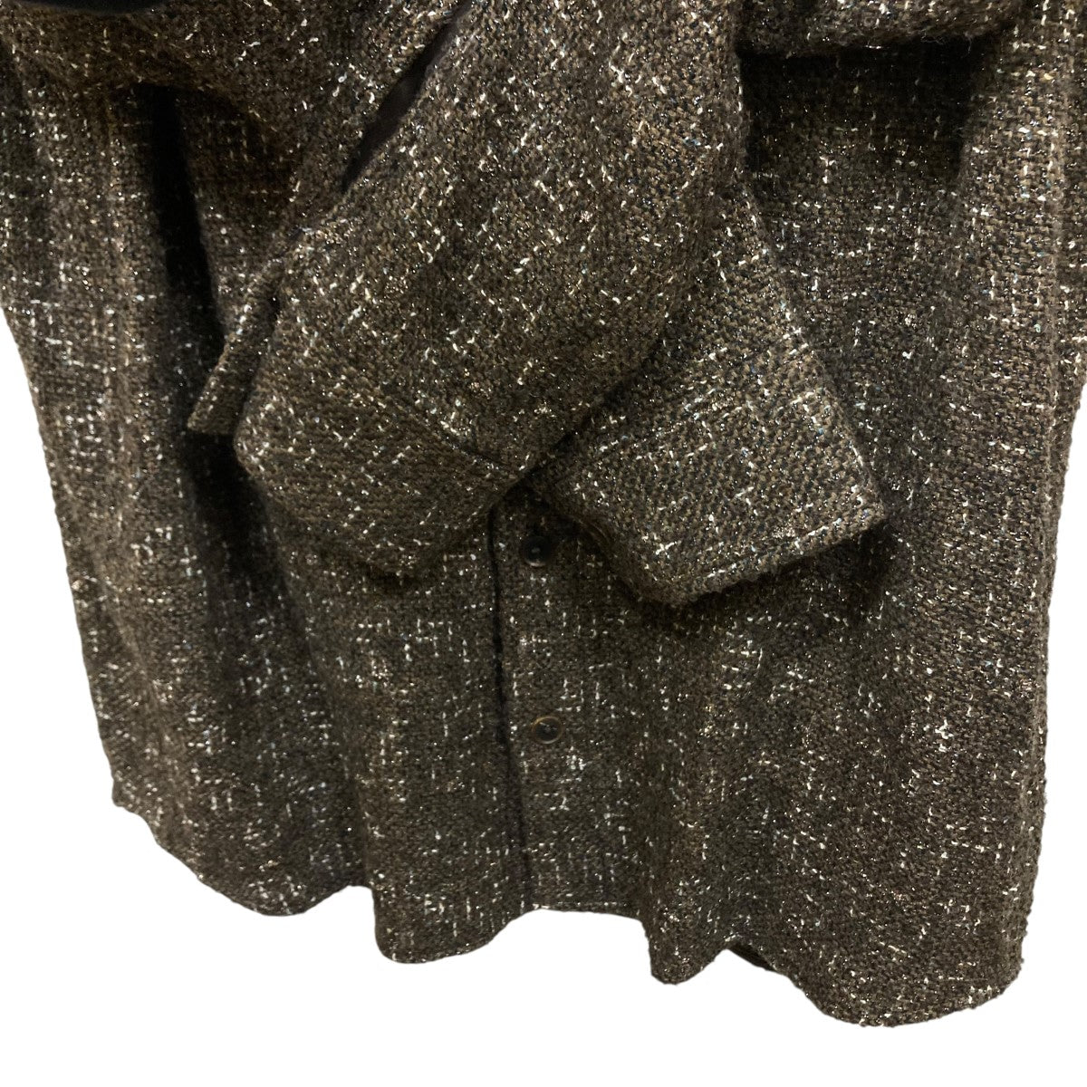 24AWツイードラメ長袖シャツA24AB03HT