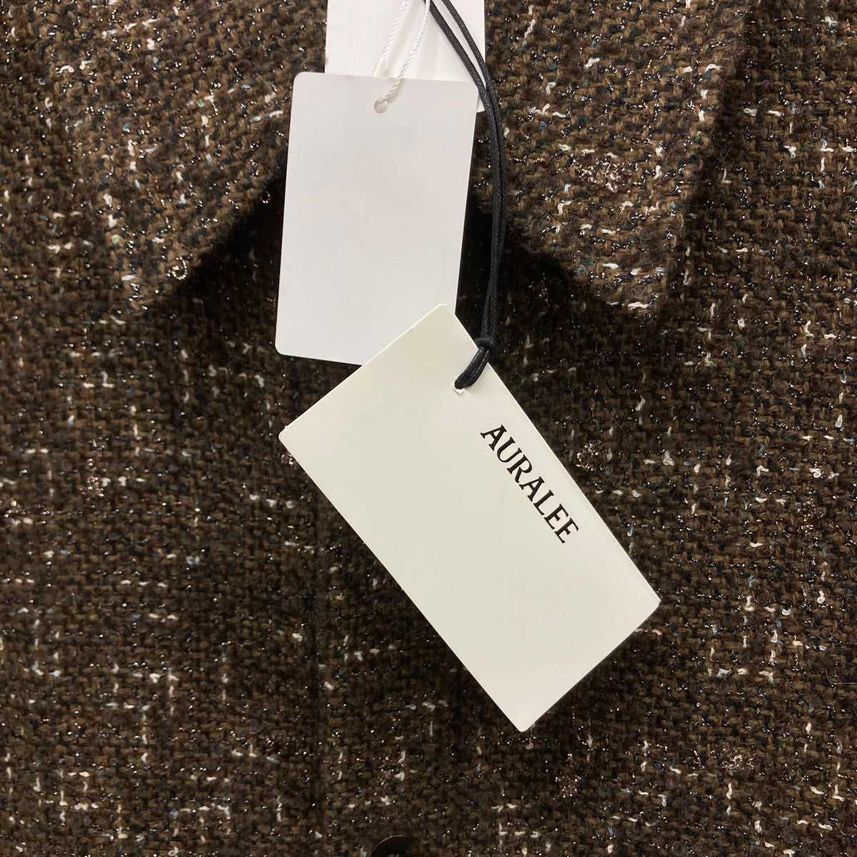 24AWツイードラメ長袖シャツA24AB03HT