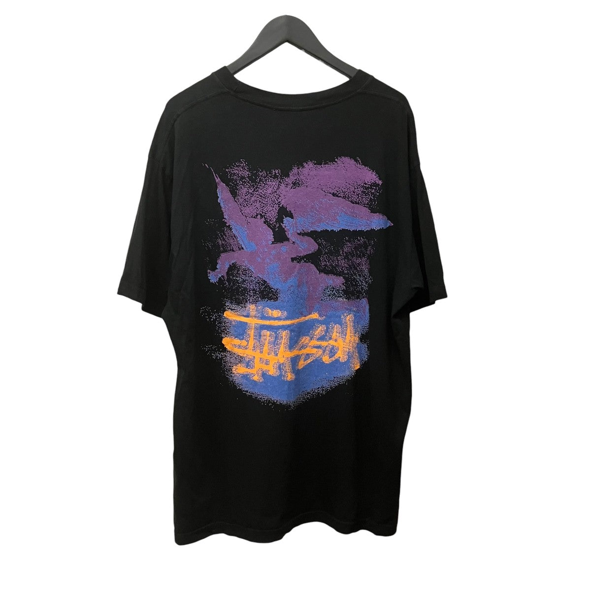 stussy FALLEN ANGEL PIGMENT DYED TEEプリントTシャツ 古着・中古-2枚目のアイテム画像