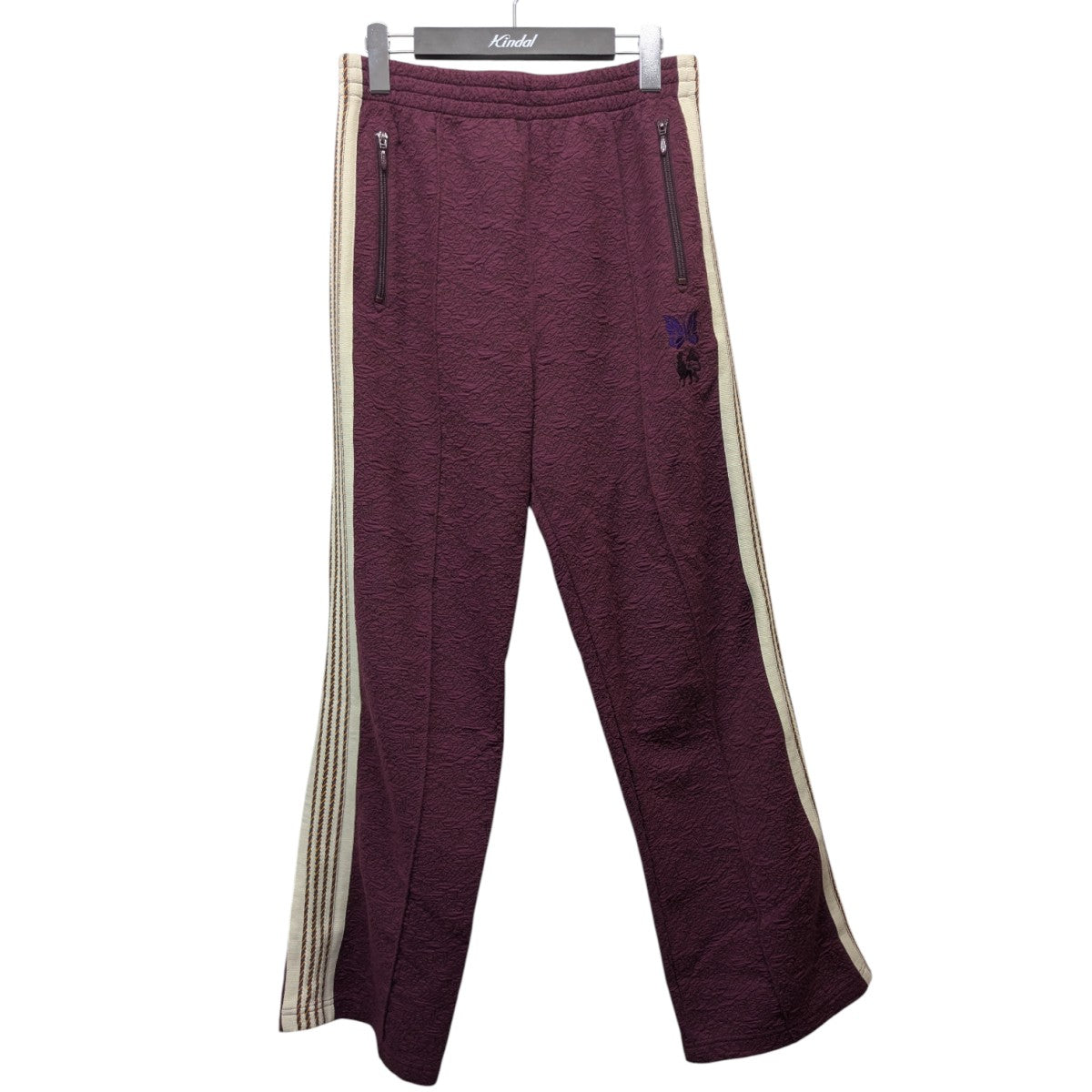 needles sasquatchfabrix トラックパンツ　M needles×SASQUATCHfabrix． Track Pant Blister jacquardジャガード