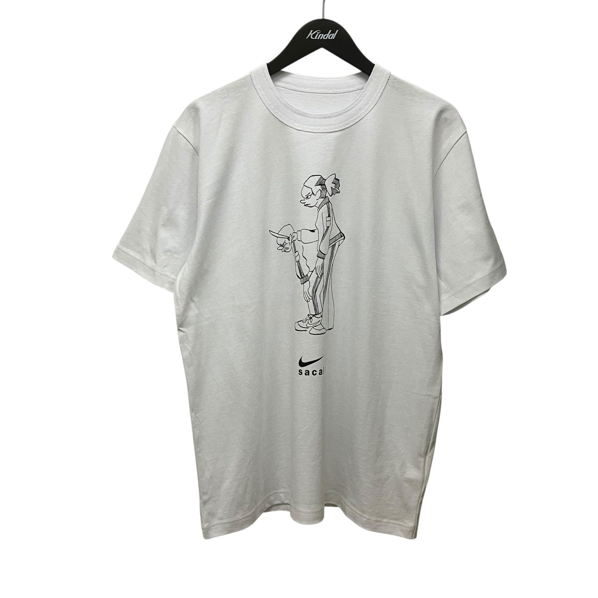 sacai×NIKE×HANAI YUSUKE 25AWプリントTシャツ24-0985S 古着・中古-1枚目のアイテム画像