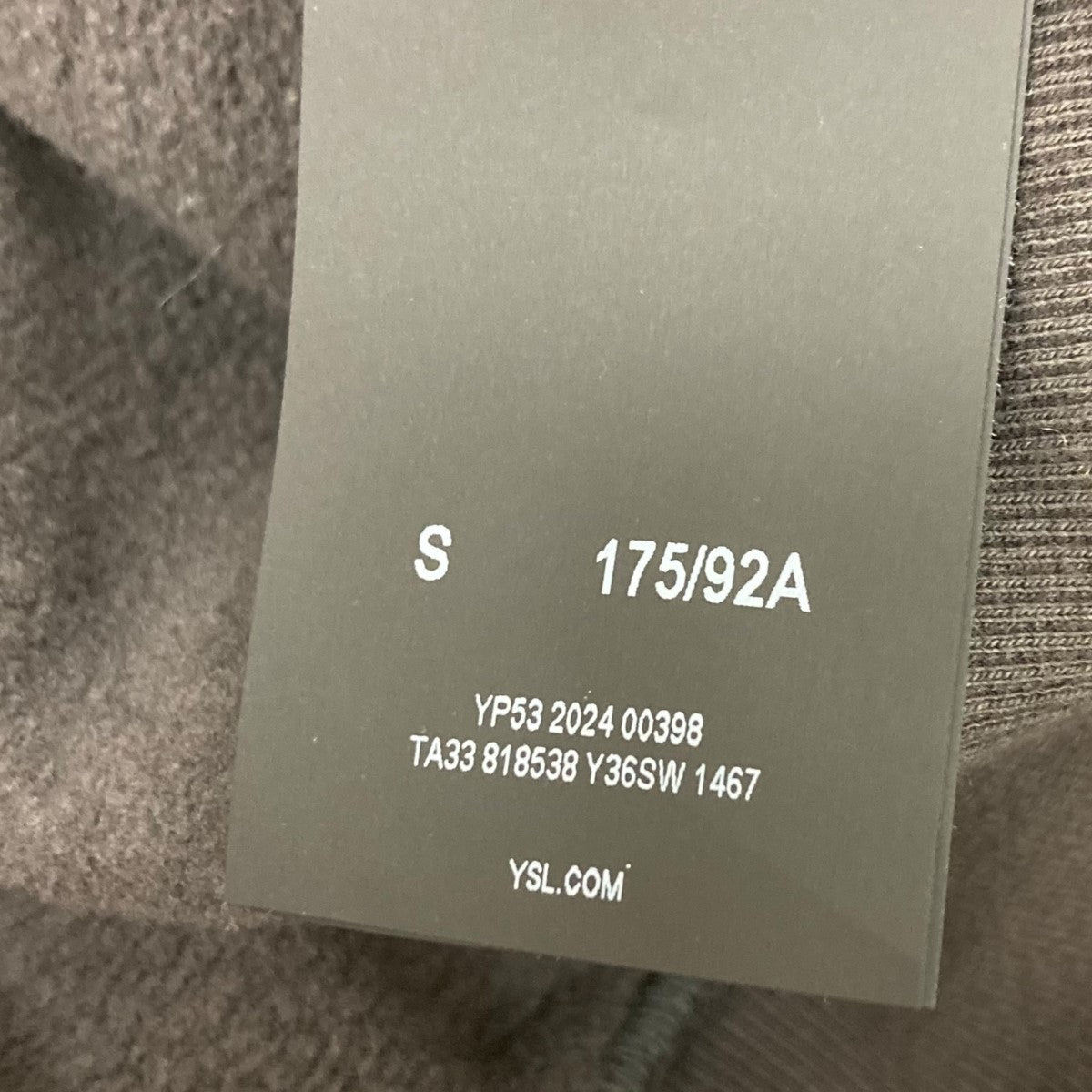 Yves Saint Laurent 25AWフーデットパーカー818538 古着・中古-9枚目のアイテム画像
