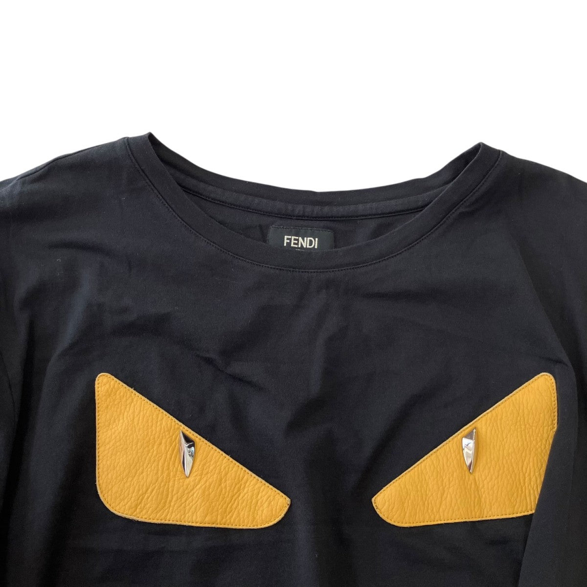 FENDI レザーパッチアイＴシャツ12CPF-19-2910 古着・中古-3枚目のアイテム画像