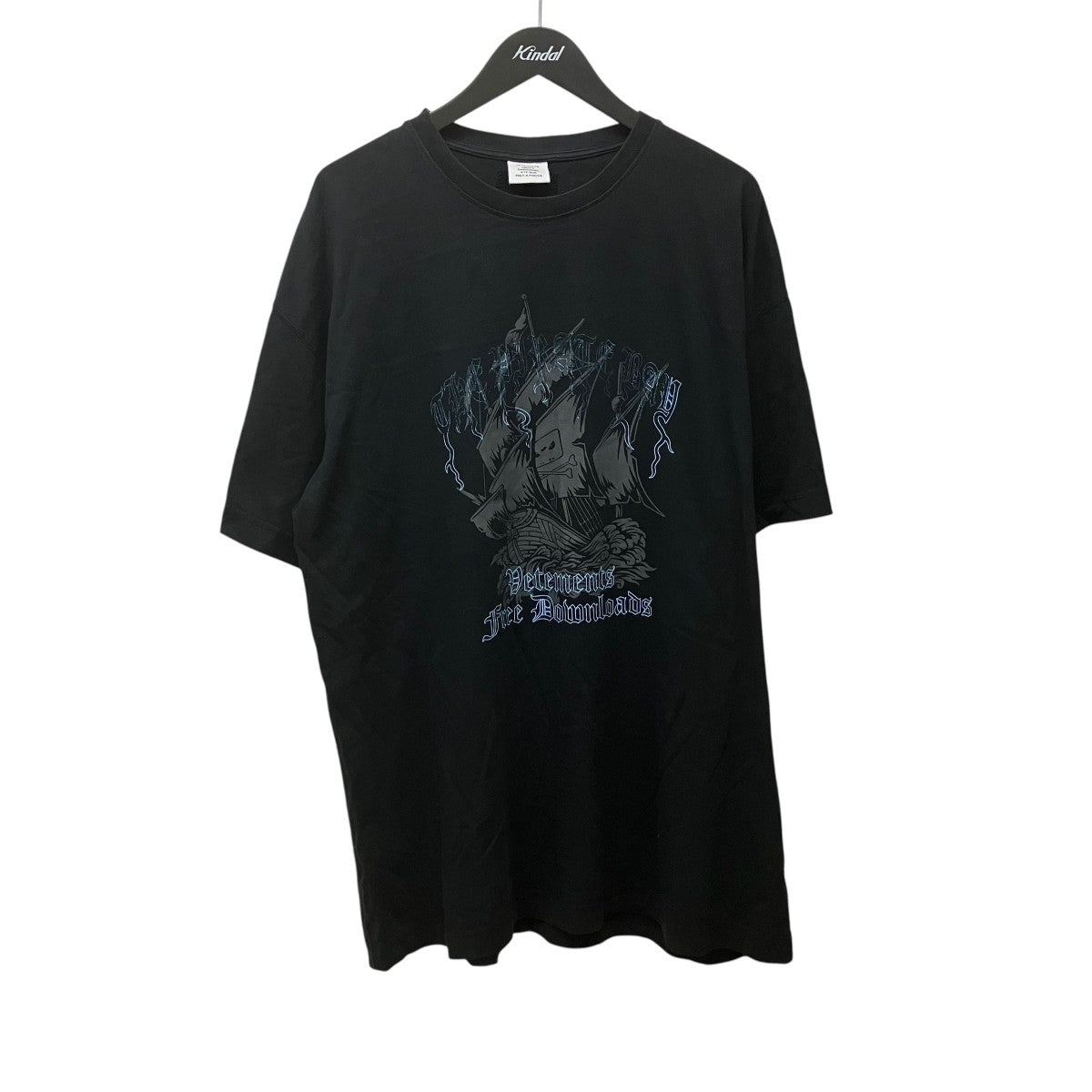 VETEMENTS Pirate BayプリントTシャツSS20TR133 古着・中古-1枚目のアイテム画像