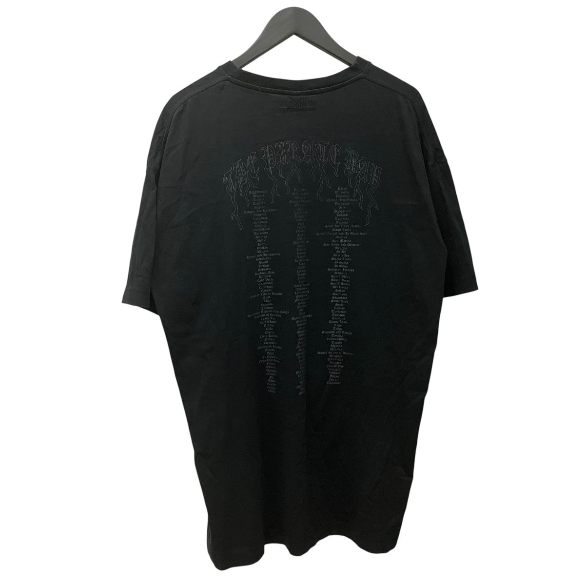 VETEMENTS Pirate BayプリントTシャツSS20TR133 古着・中古-2枚目のアイテム画像