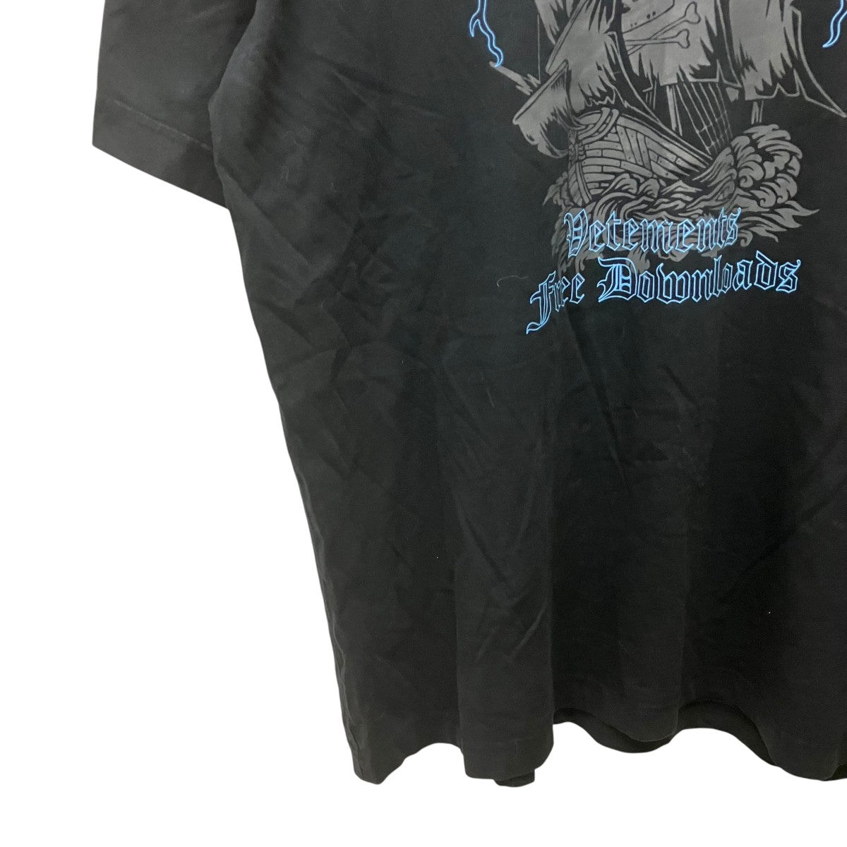 VETEMENTS Pirate BayプリントTシャツSS20TR133 古着・中古-5枚目のアイテム画像