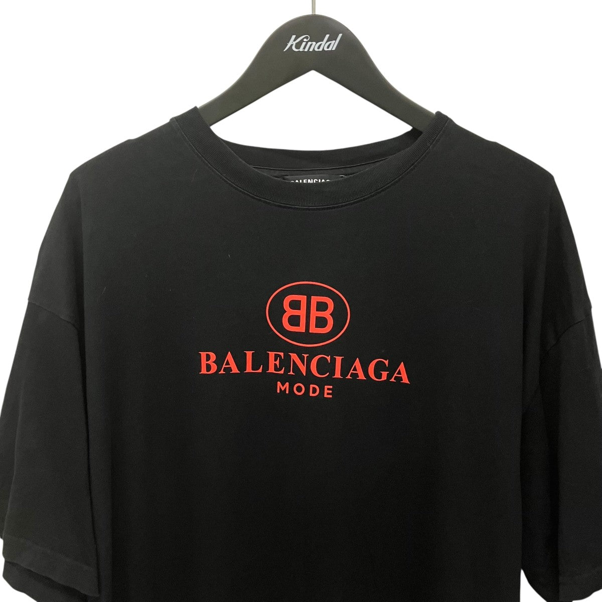 BALENCIAGA BB Logo Print T-ShirtBBロゴクルーネックTシャツ508203 古着・中古-3枚目のアイテム画像