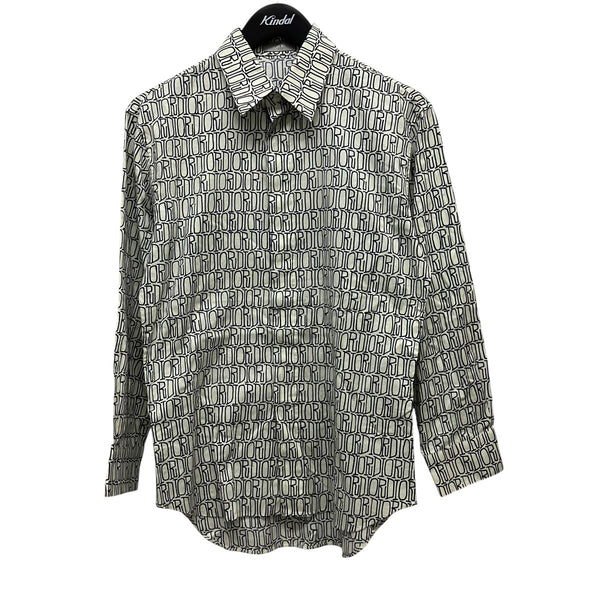 DIOR×Shawn Stussy 総柄シャツ013C502A4933 013C502A4933 ホワイト