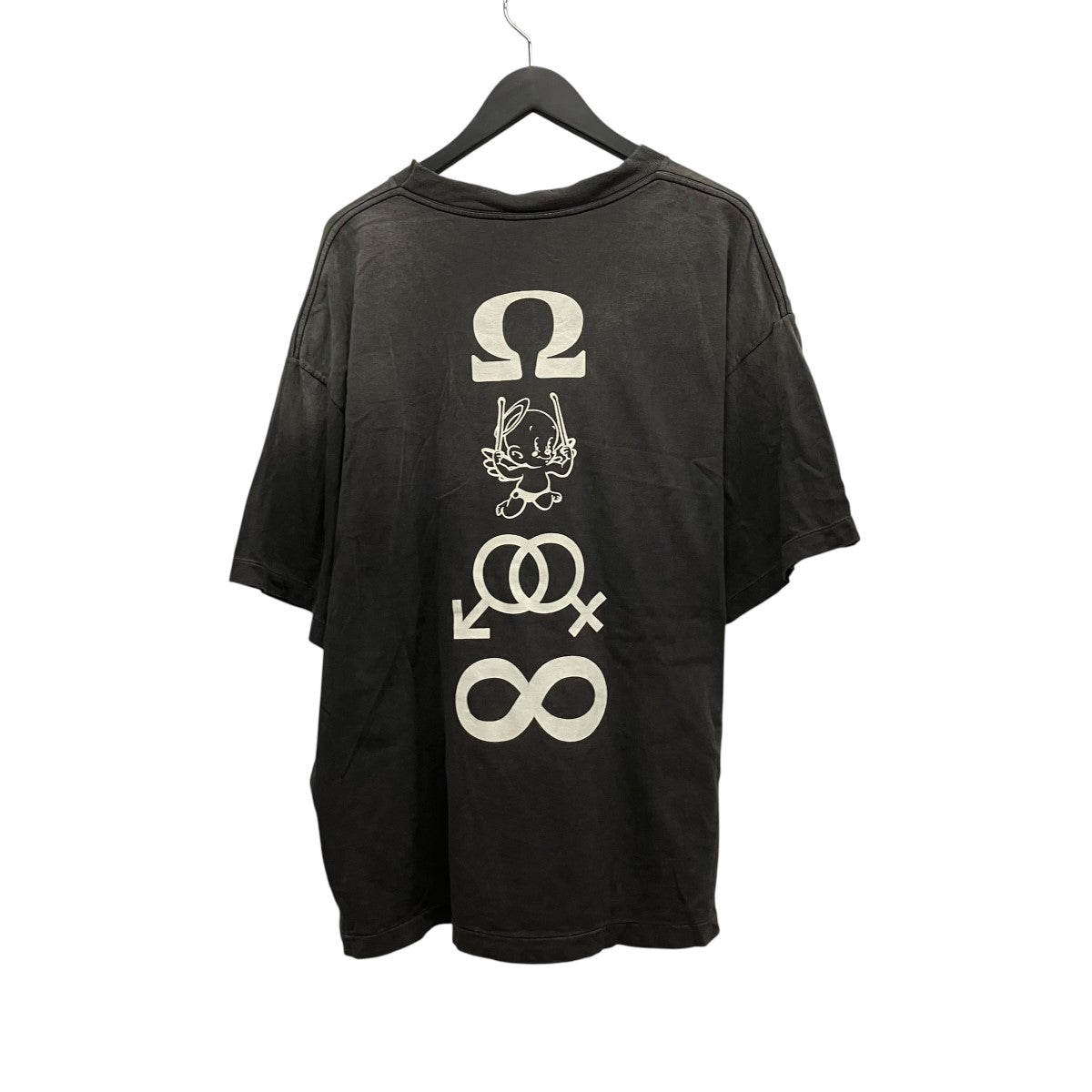 25SSSS TEE CANDLEダメージ加工キャンドルTシャツSM-HR8-0000-008