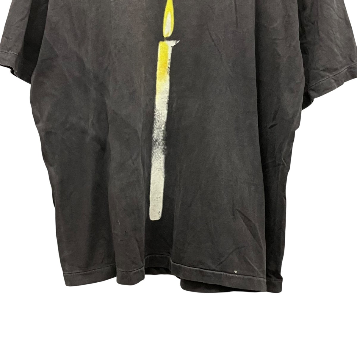 25SSSS TEE CANDLEダメージ加工キャンドルTシャツSM-HR8-0000-008