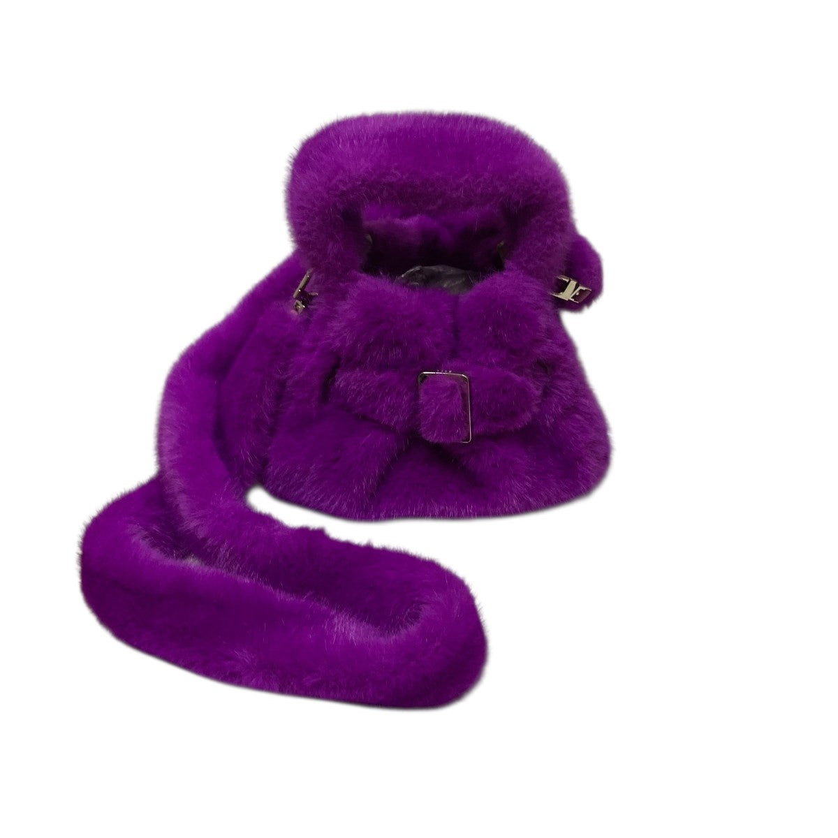 2WAYエコファーショルダーバッグ