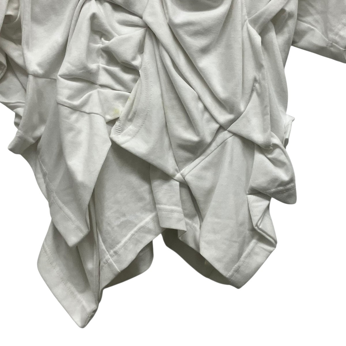 COMME des GARCONS 24SSギャザーデザインTシャツGL-T006 古着・中古-4枚目のアイテム画像