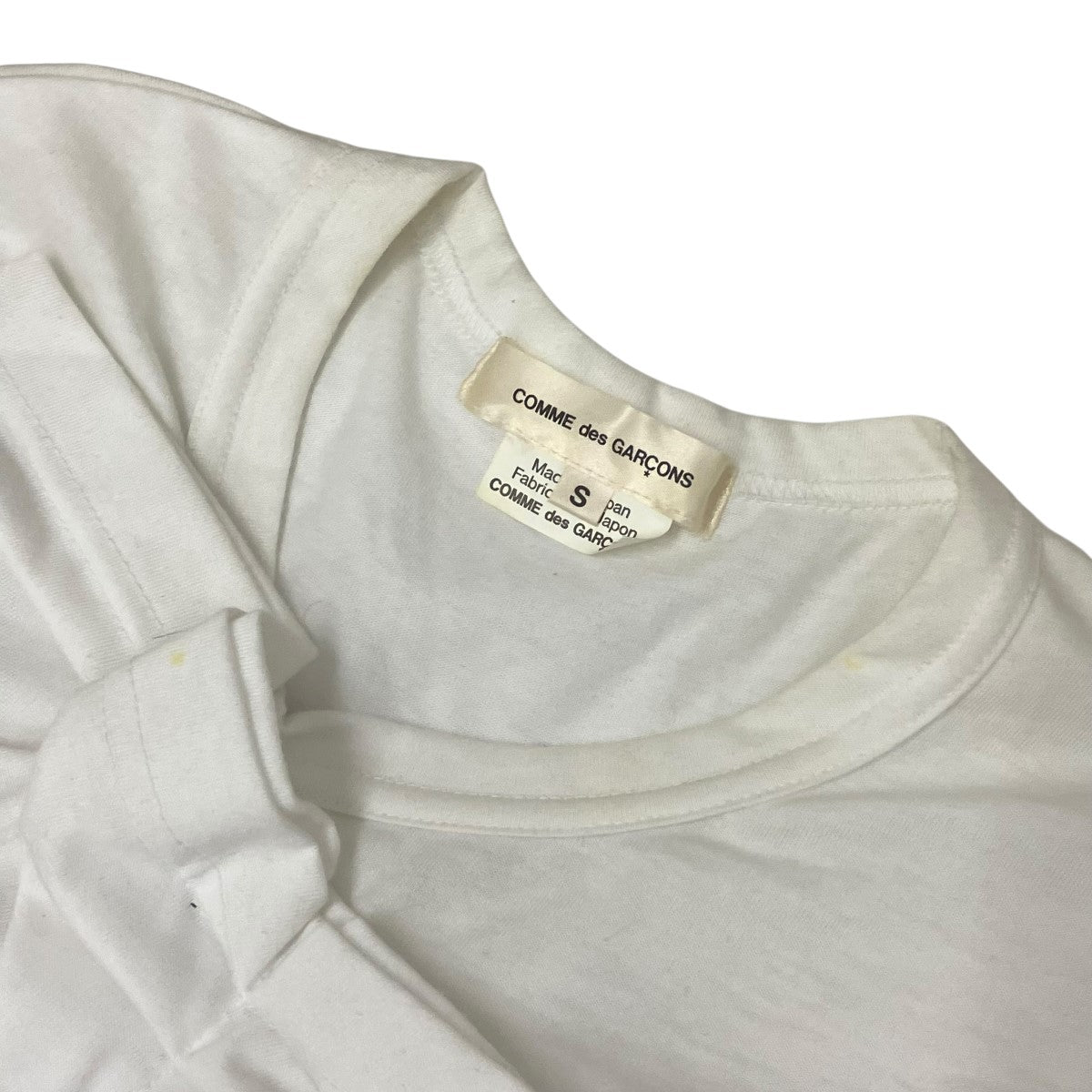 COMME des GARCONS 24SSギャザーデザインTシャツGL-T006 古着・中古-7枚目のアイテム画像