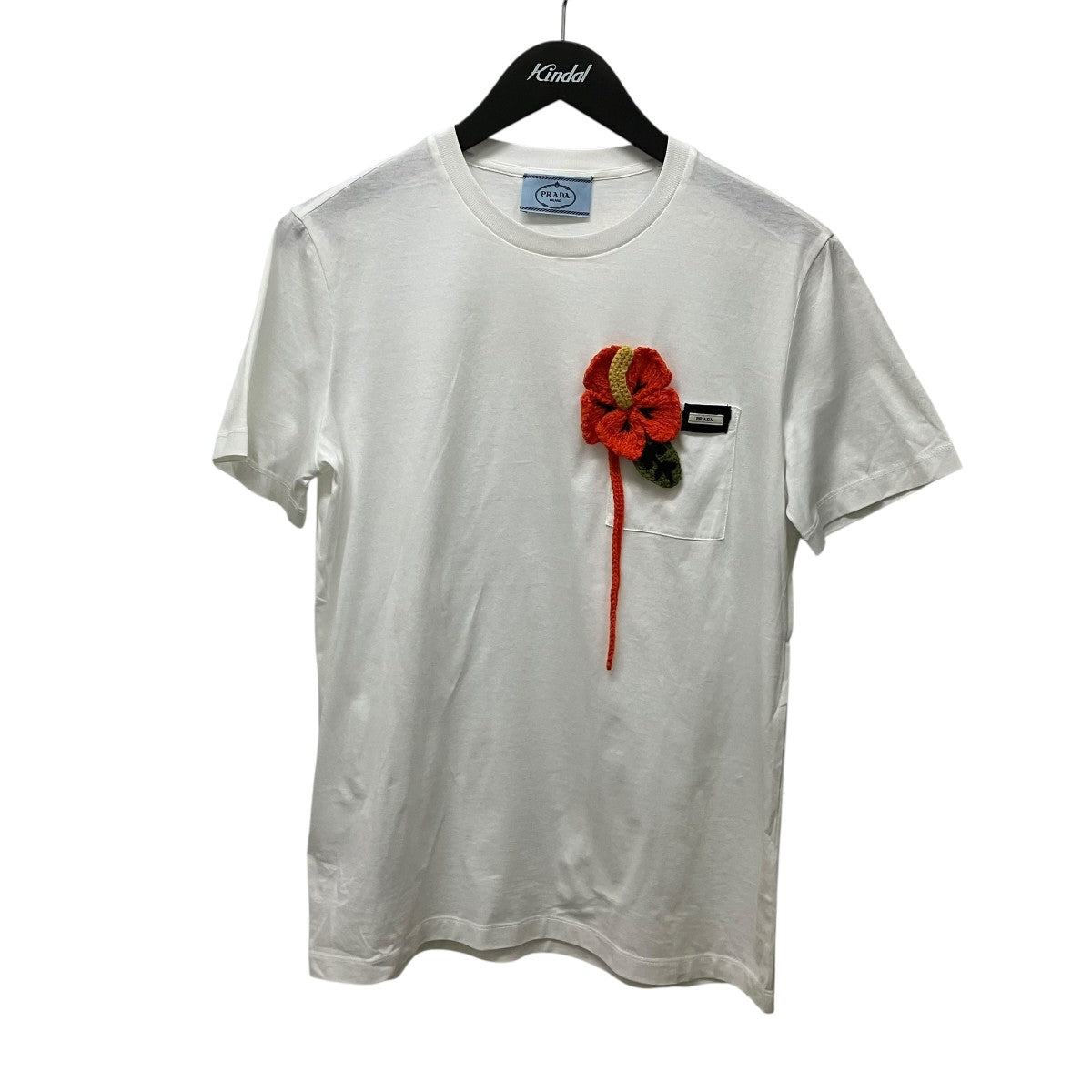 PRADA コサージュTシャツ 古着・中古-1枚目のアイテム画像