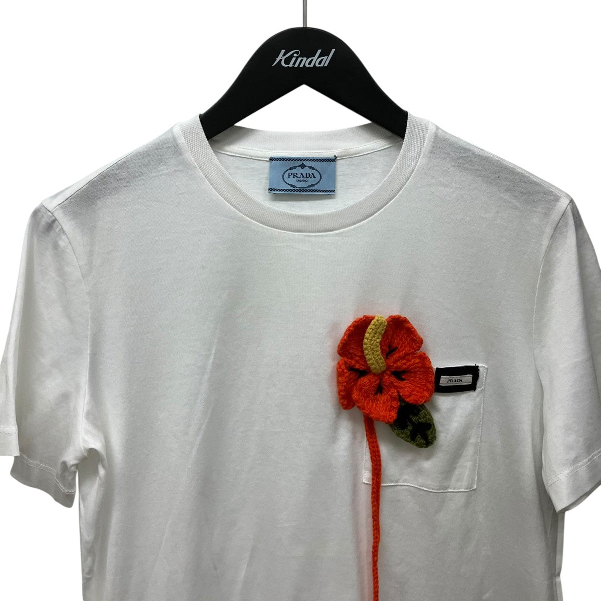 PRADA コサージュTシャツ 古着・中古-3枚目のアイテム画像
