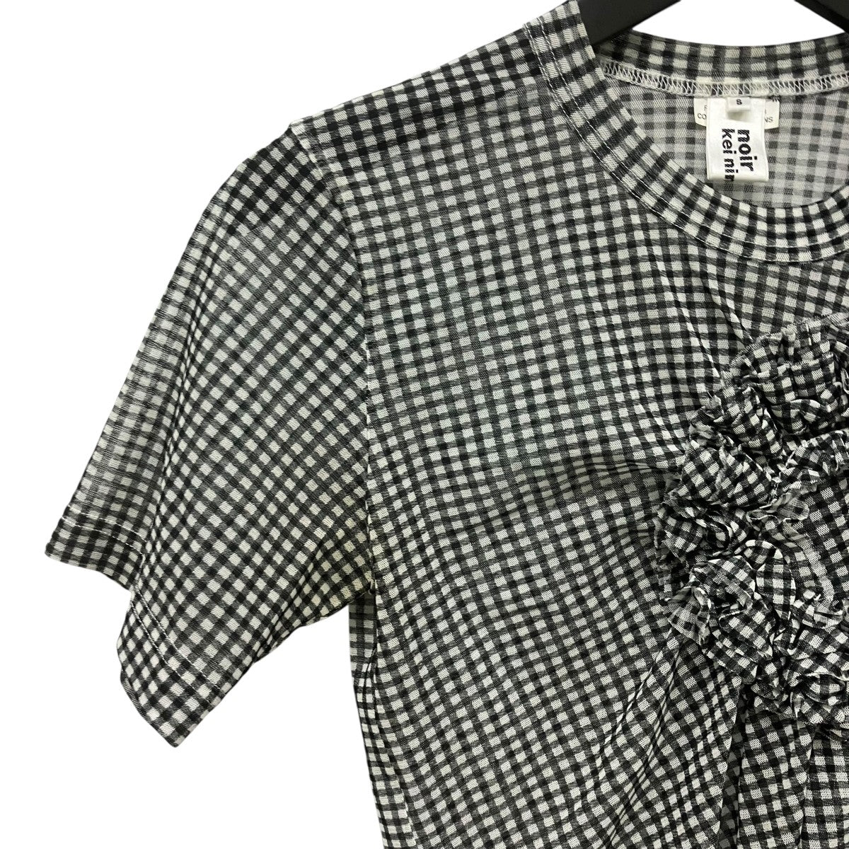 noir kei ninomiya ドレープシアーブラウス3K-T014 古着・中古-5枚目のアイテム画像