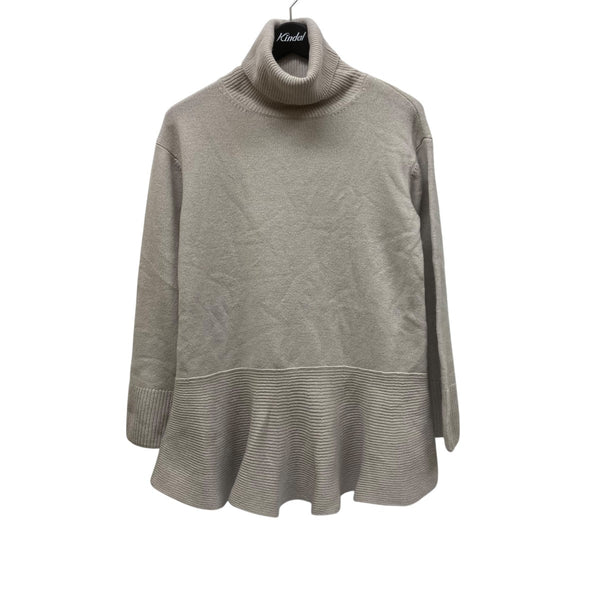 美品　フォクシー　カシミヤ混　ペプラムニット　Ruffle Tail 40サイズ チュールフリンジペプラムニット｜STYLEMIXER（スタイルミキサー）公式