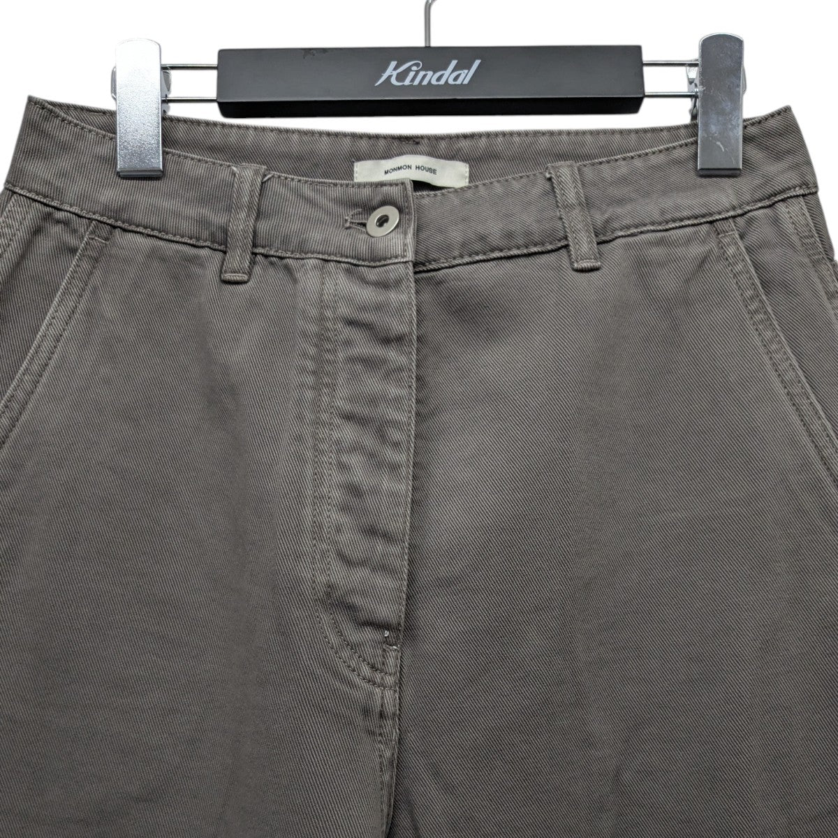 MONMON HOUSE GREY DENIMストレートデニムパンツ 古着・中古-3枚目のアイテム画像