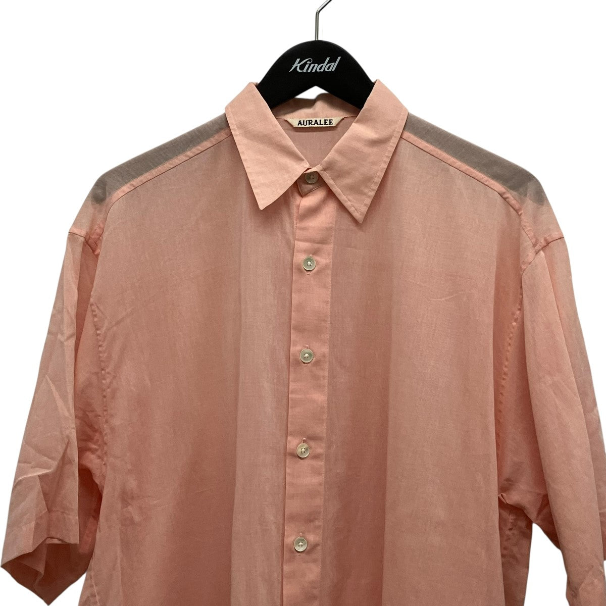 AURALEE 24SSHARD TWIST FINX ORGANDY HALF SLEEVED SHIRT半袖シャツA24SS02VO 古着・中古-3枚目のアイテム画像