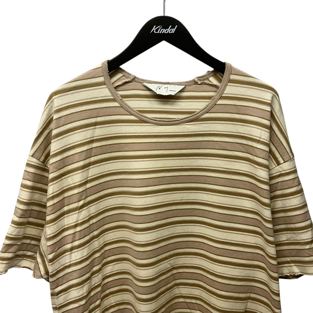 ANCELLM MULTI BORDER T-SHIRTダメージ加工ボーダーTシャツANC-CT51 古着・中古-3枚目のアイテム画像