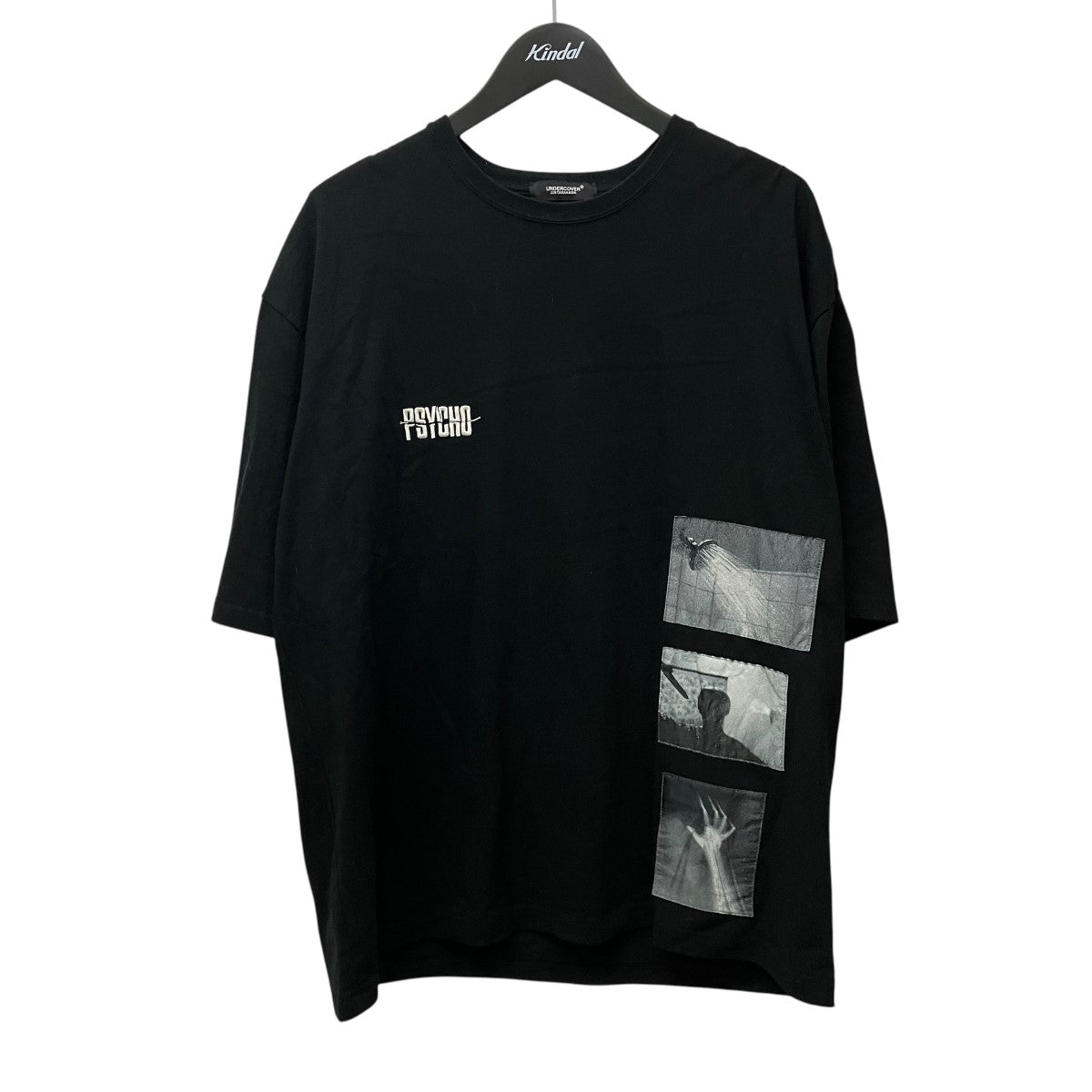 UNDERCOVER 22AWWIDE TEE PSYCHO JQパッチワークTシャツUC2B4809-1 古着・中古-1枚目のアイテム画像