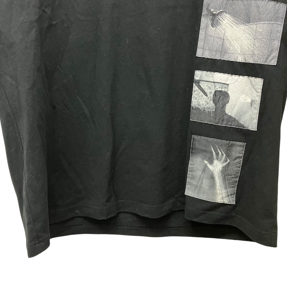 UNDERCOVER 22AWWIDE TEE PSYCHO JQパッチワークTシャツUC2B4809-1 古着・中古-4枚目のアイテム画像