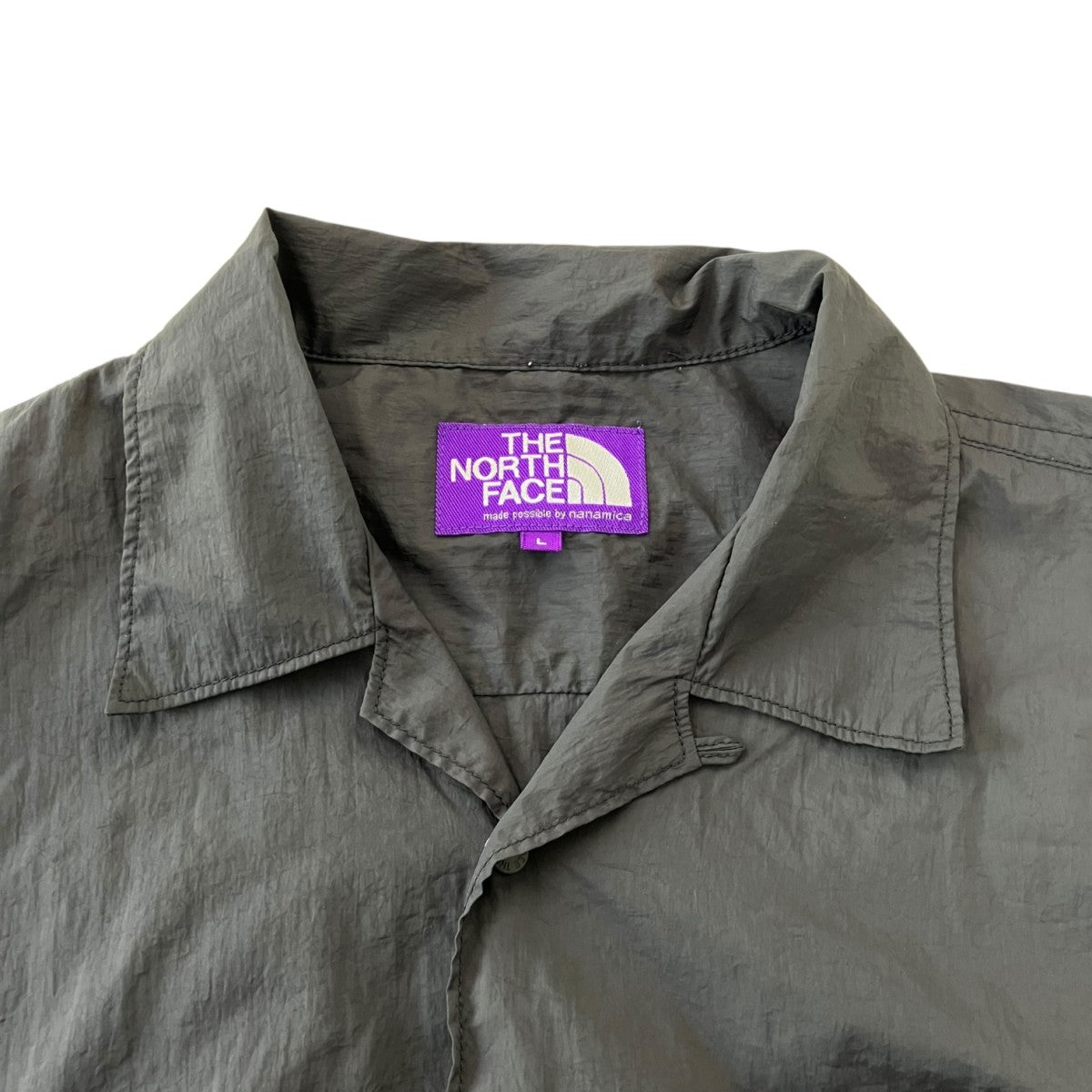 THE NORTHFACE PURPLELABEL Nylon Taffeta Field S S Shirtナイロン半袖シャツN25SG055 古着・中古-3枚目のアイテム画像