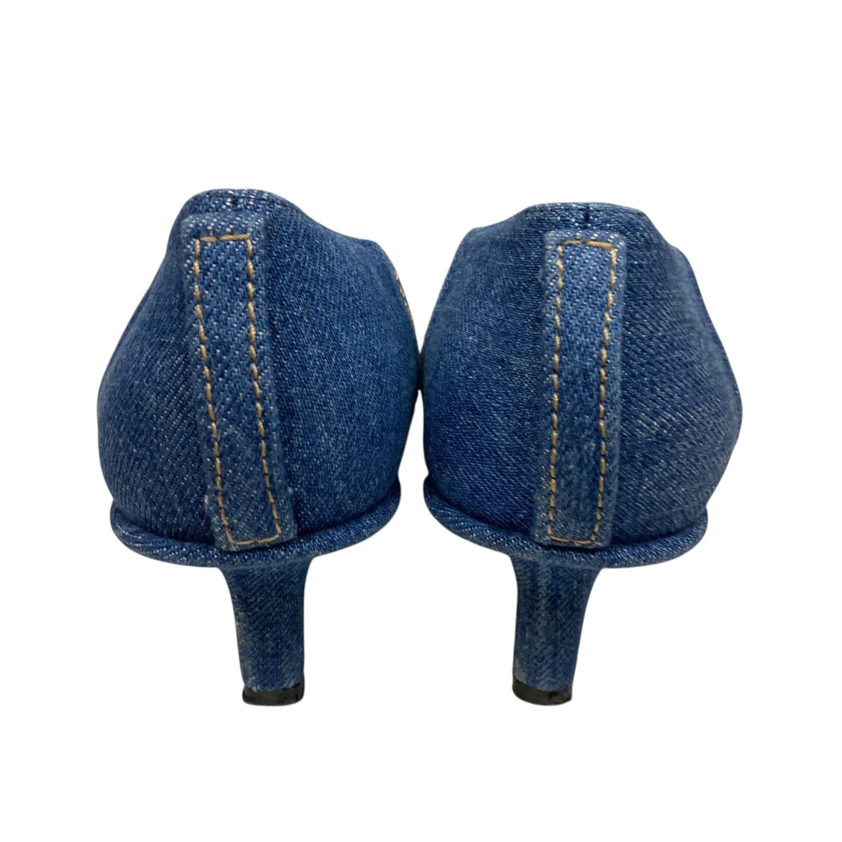 ACNE STUDIOS デニムヒールパンプス 古着・中古-4枚目のアイテム画像