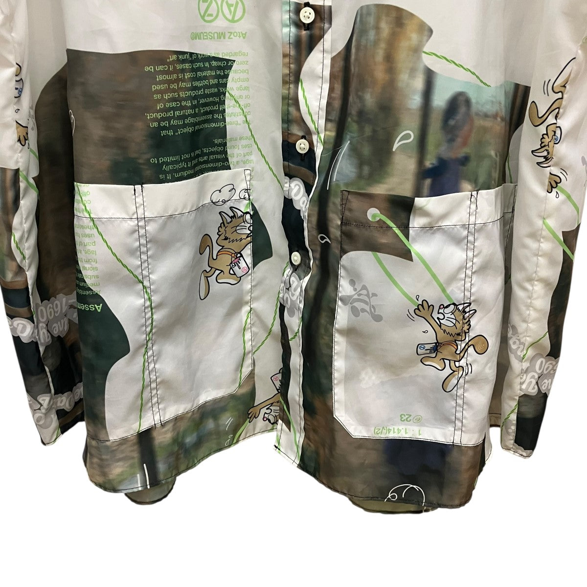 bodysong． AZZMSHHS総柄長袖シャツ 古着・中古-4枚目のアイテム画像