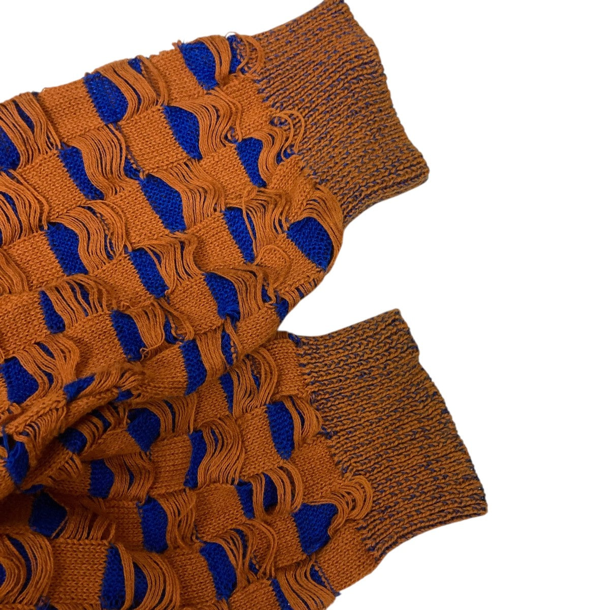 ISA BOULDER(イサ ボールダー) ニットフーデッドパーカー オレンジ