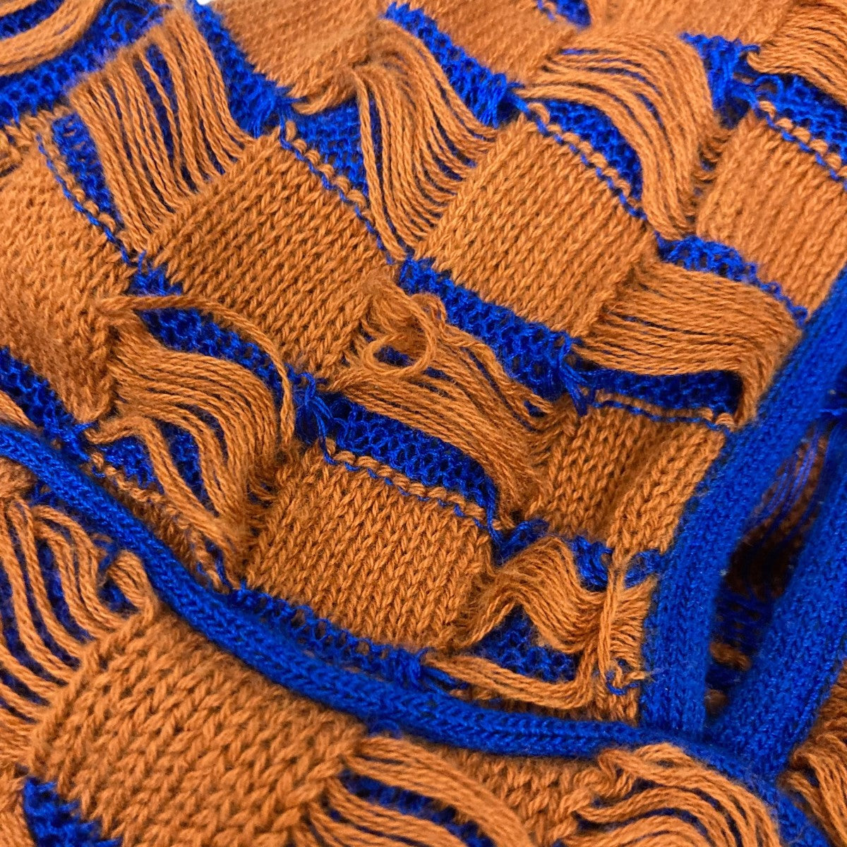 ISA BOULDER(イサ ボールダー) ニットフーデッドパーカー オレンジ