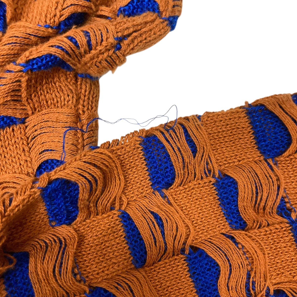 ISA BOULDER(イサ ボールダー) ニットフーデッドパーカー オレンジ