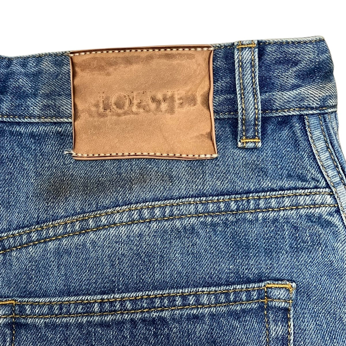 LOEWE デニムパンツS359Y11XDD 古着・中古-8枚目のアイテム画像