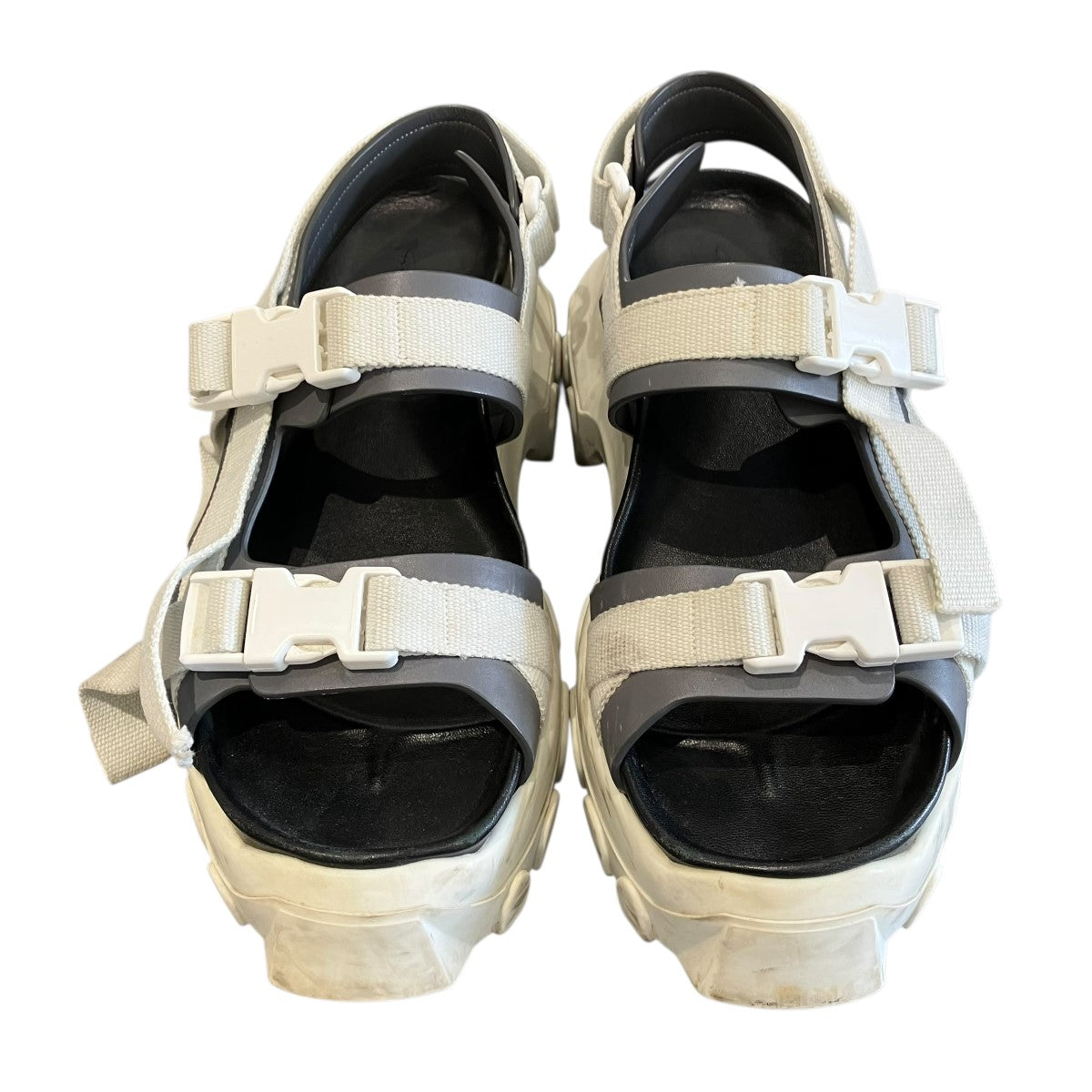 RICK OWENS ラバーソールストラップサンダル 古着・中古-2枚目のアイテム画像