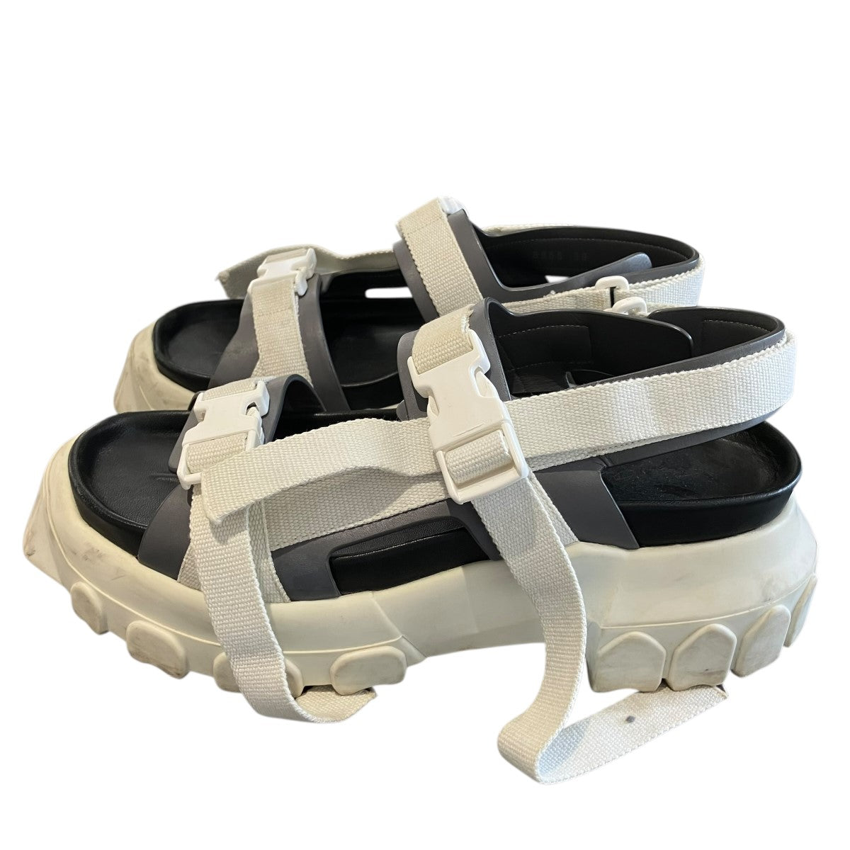 RICK OWENS ラバーソールストラップサンダル 古着・中古-3枚目のアイテム画像
