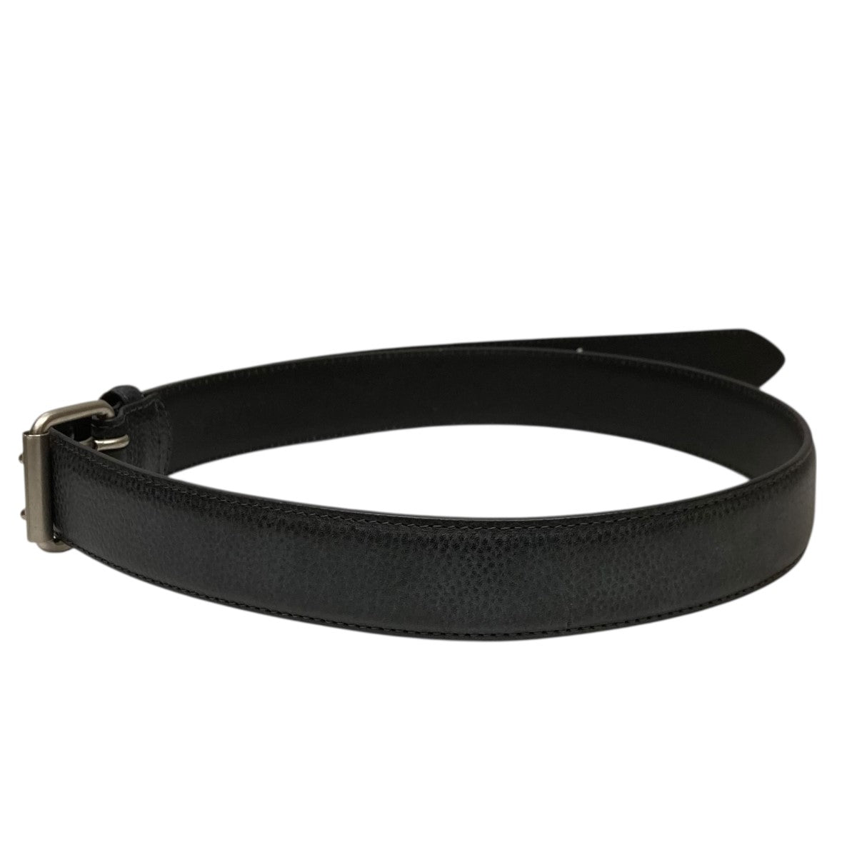 RELL TWO PRONG BELT IN WAXED LEATHERレザーベルト