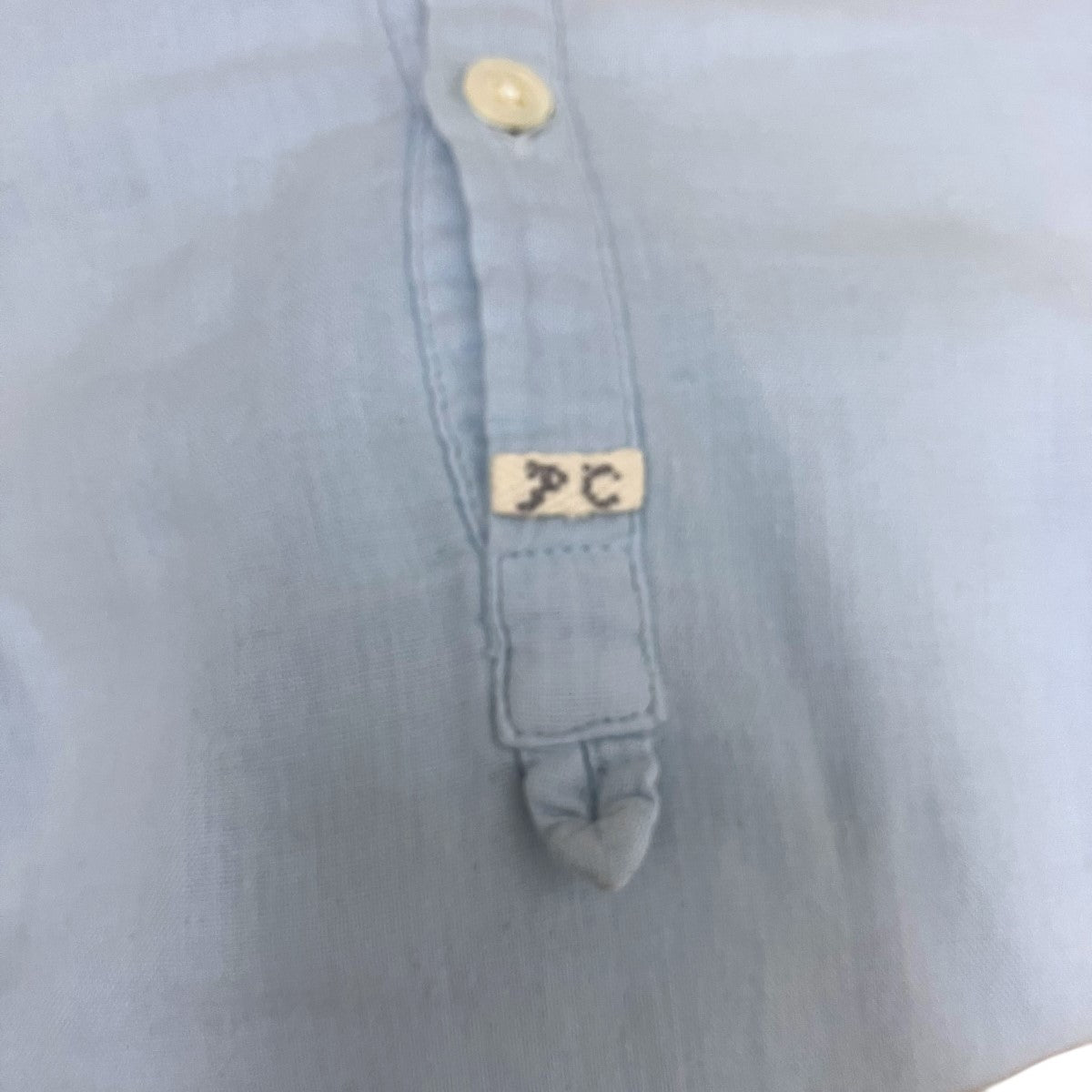 Porter Classic バンドカラープルオーバーシャツ 古着・中古-5枚目のアイテム画像