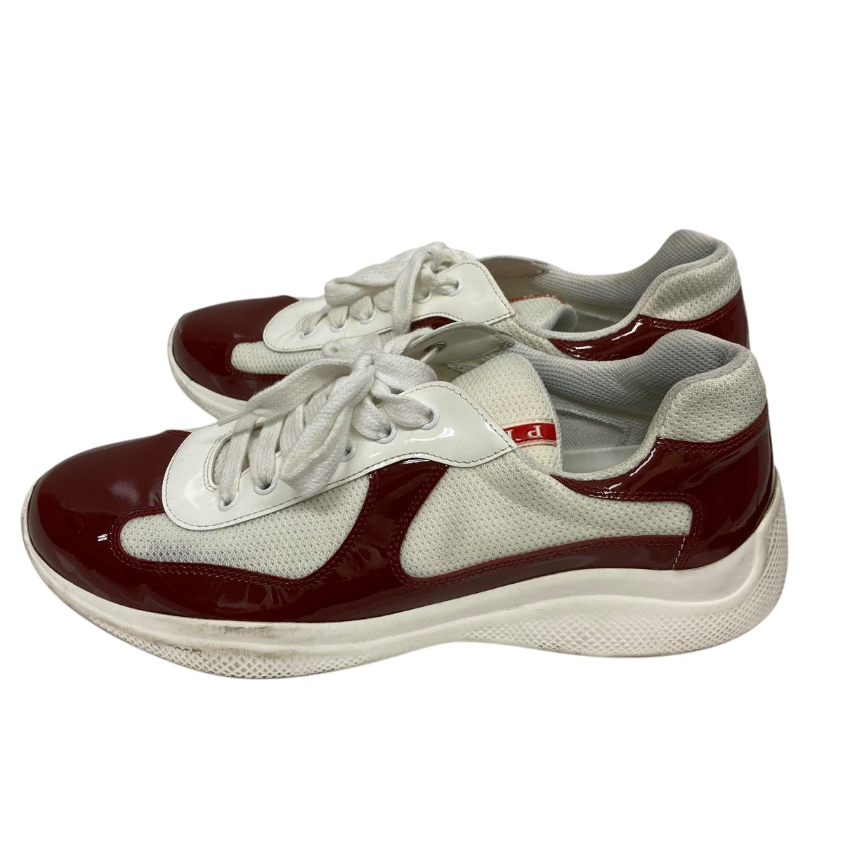 パテントレザーXテクニカルファブリック スニーカー4E3400