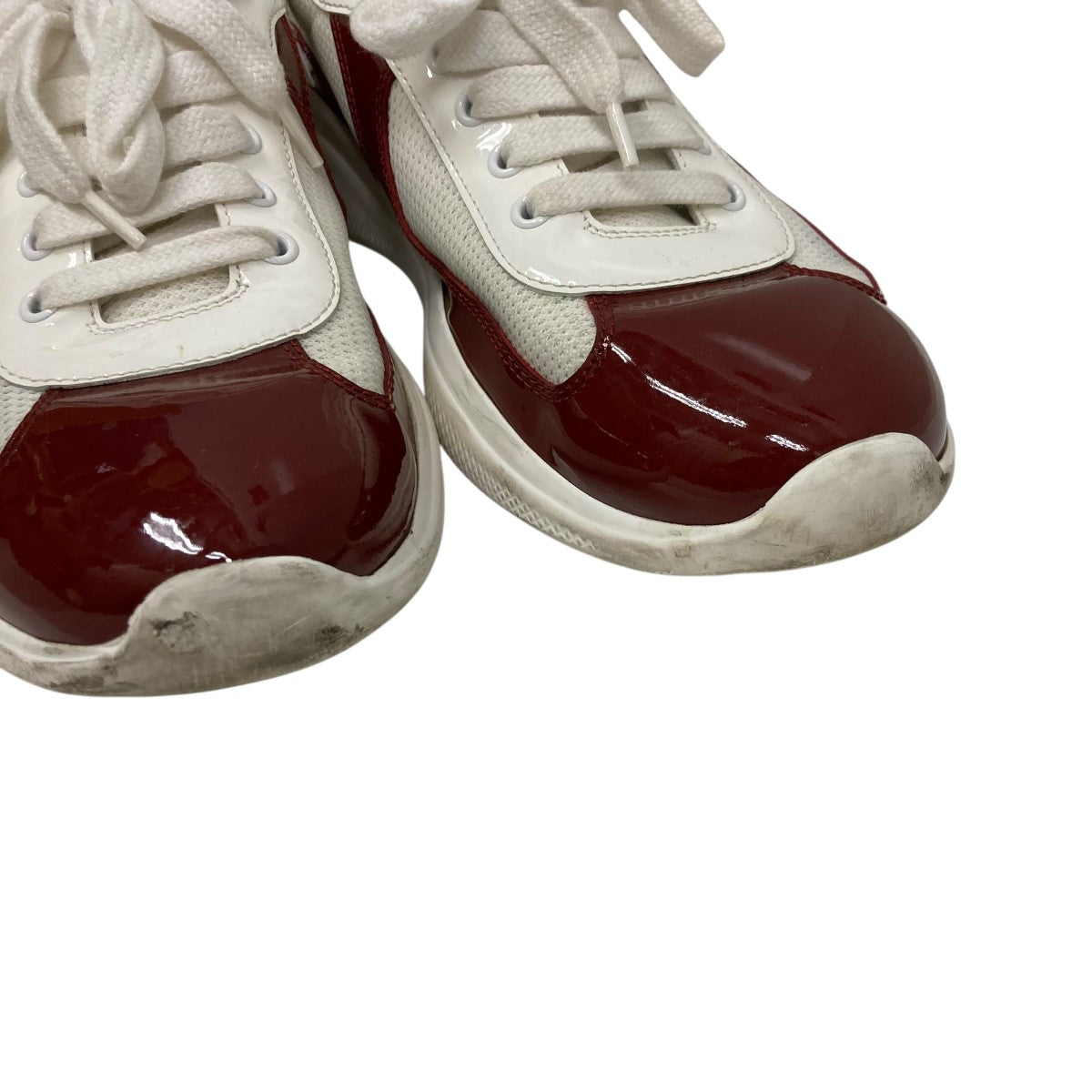 パテントレザーXテクニカルファブリック スニーカー4E3400