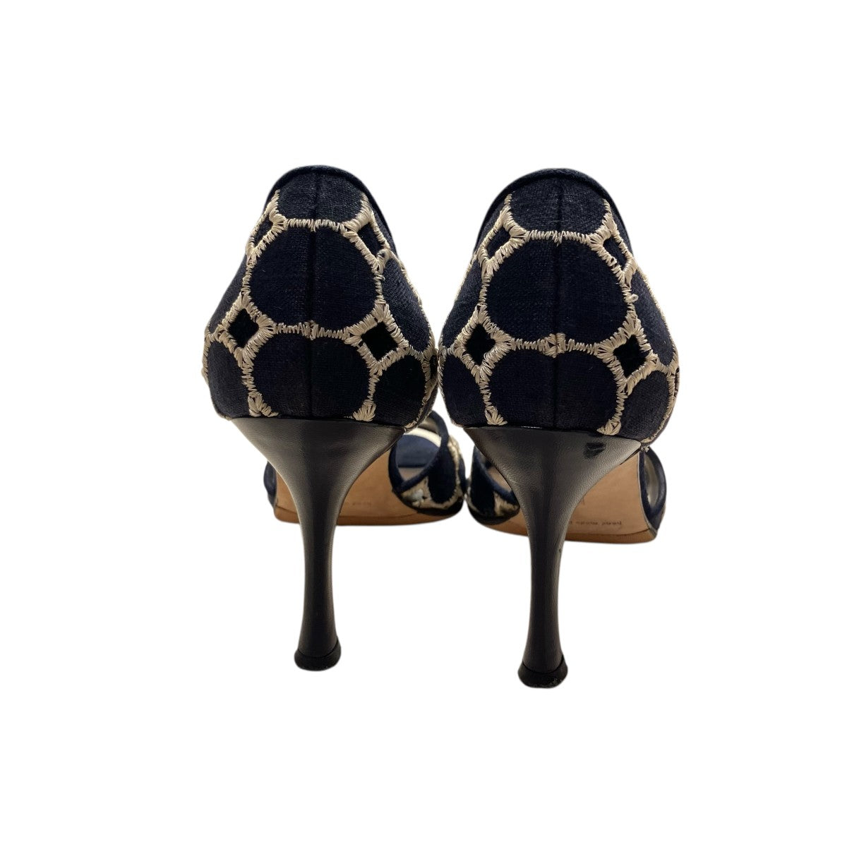 Manolo Blahnik レースヒールパンプス 古着・中古-4枚目のアイテム画像