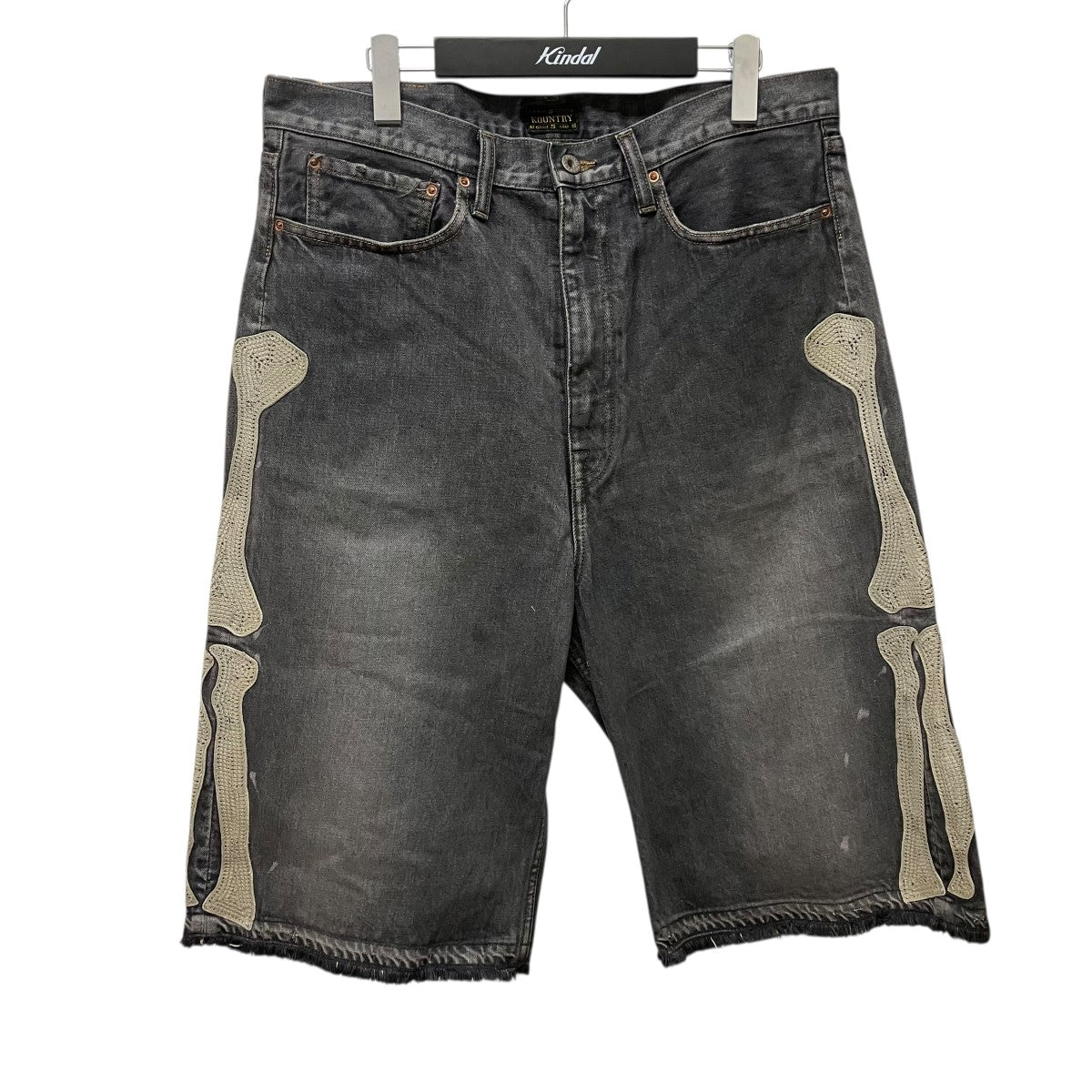 KAPITAL 14oz Denim 5P ShortsデニムボーンハーフパンツEK-1449SPA 古着・中古-1枚目のアイテム画像