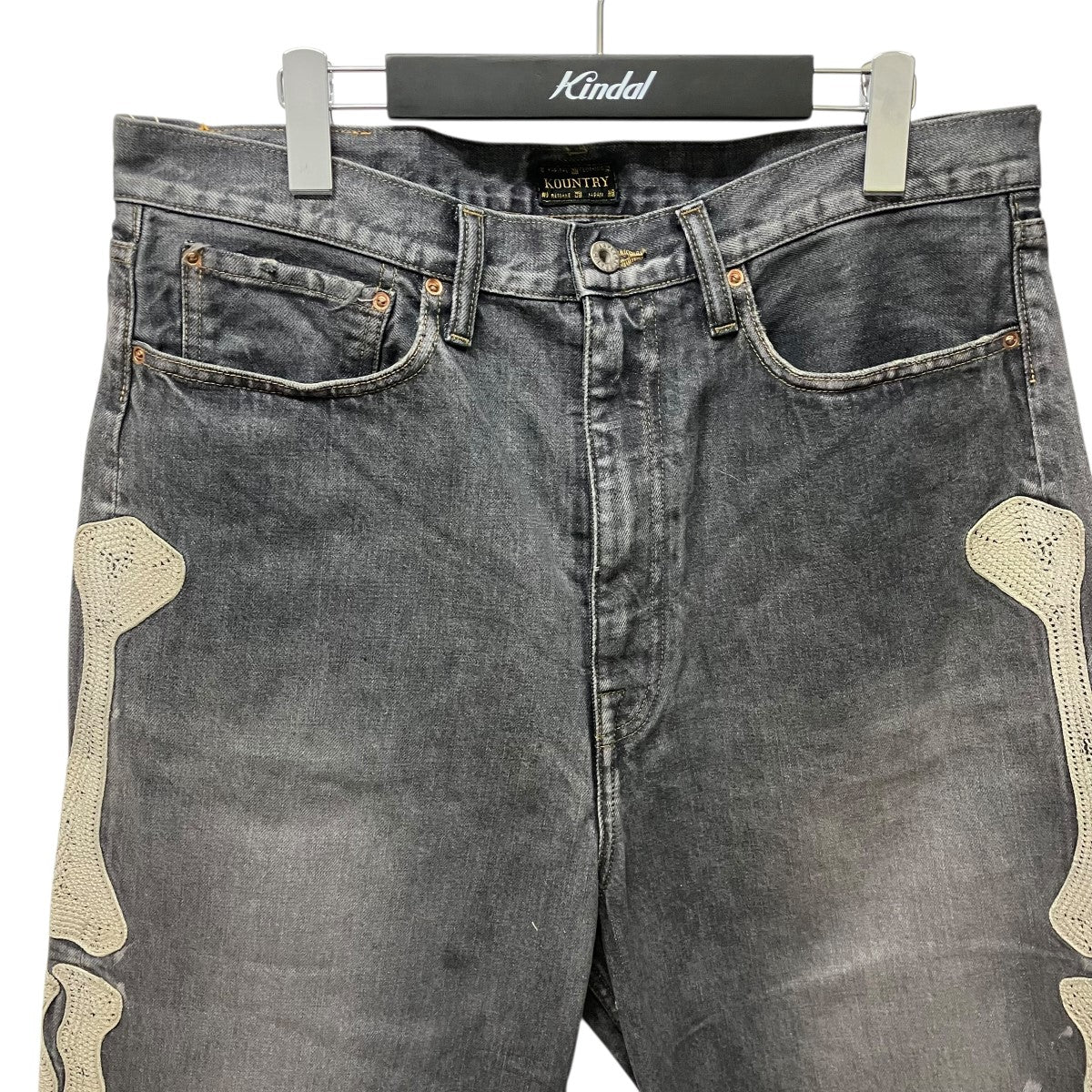 KAPITAL 14oz Denim 5P ShortsデニムボーンハーフパンツEK-1449SPA 古着・中古-3枚目のアイテム画像