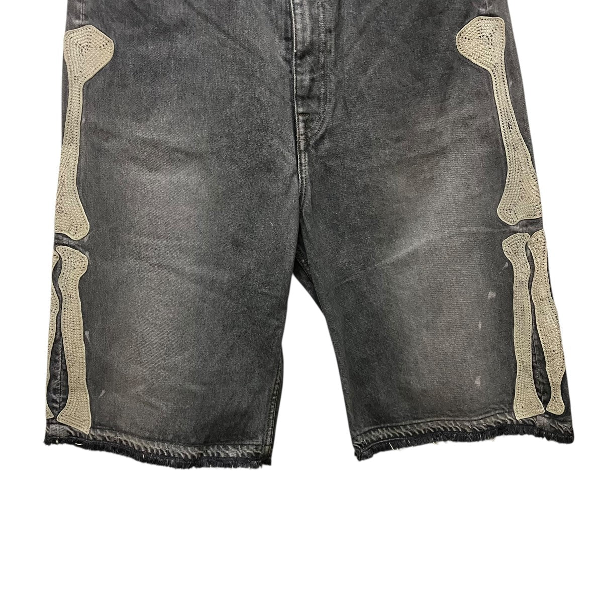 KAPITAL 14oz Denim 5P ShortsデニムボーンハーフパンツEK-1449SPA 古着・中古-4枚目のアイテム画像