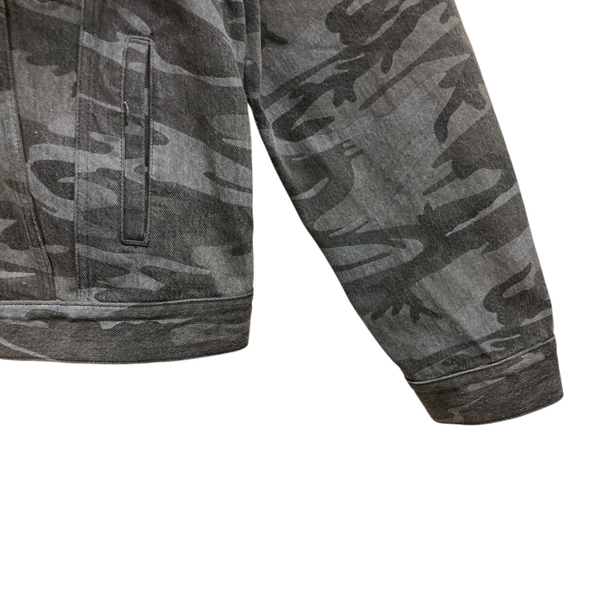 BALENCIAGA CAMO PRINT DENIM JACKETカモ柄デニムジャケット620731 TJW55 古着・中古-5枚目のアイテム画像