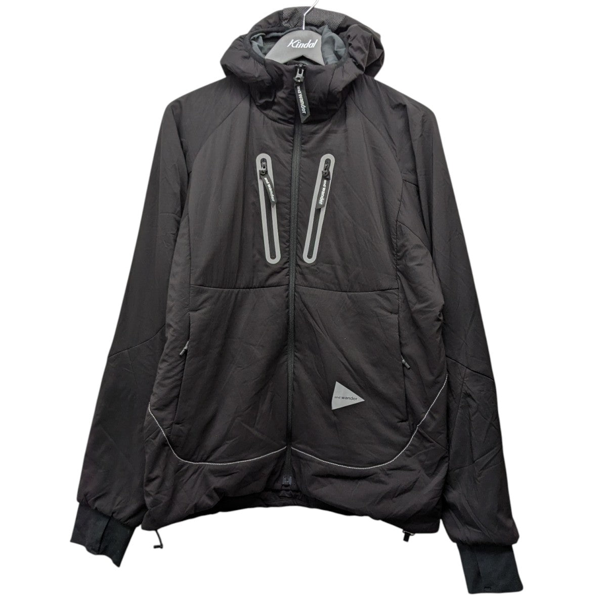 and wander(アンドワンダー) alpha AIR hoodieアルファエアーフーディ