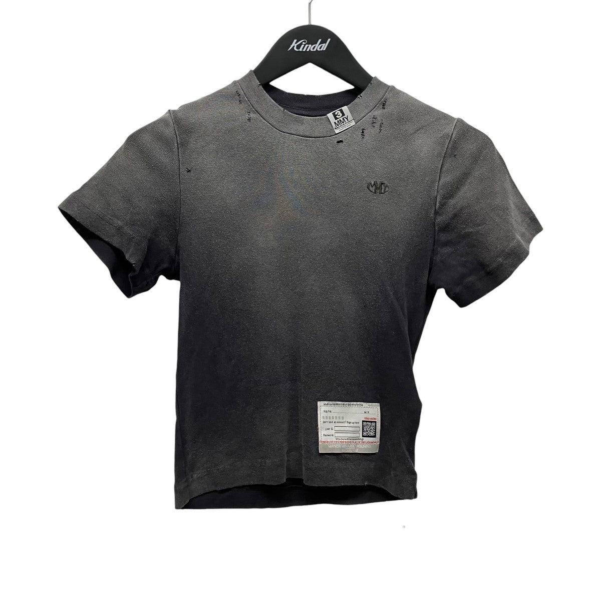 MIHARA YASUHIRO SUNFADE MINI TEEサンフェードミニTシャツB14TS582 古着・中古-1枚目のアイテム画像