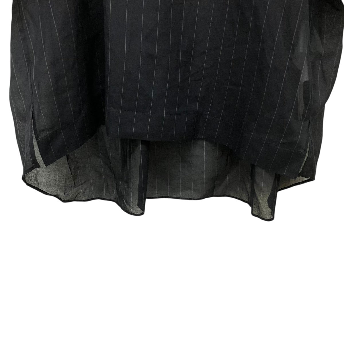 sacai 23SSストライプ半袖ブラウス23-06541 古着・中古-4枚目のアイテム画像