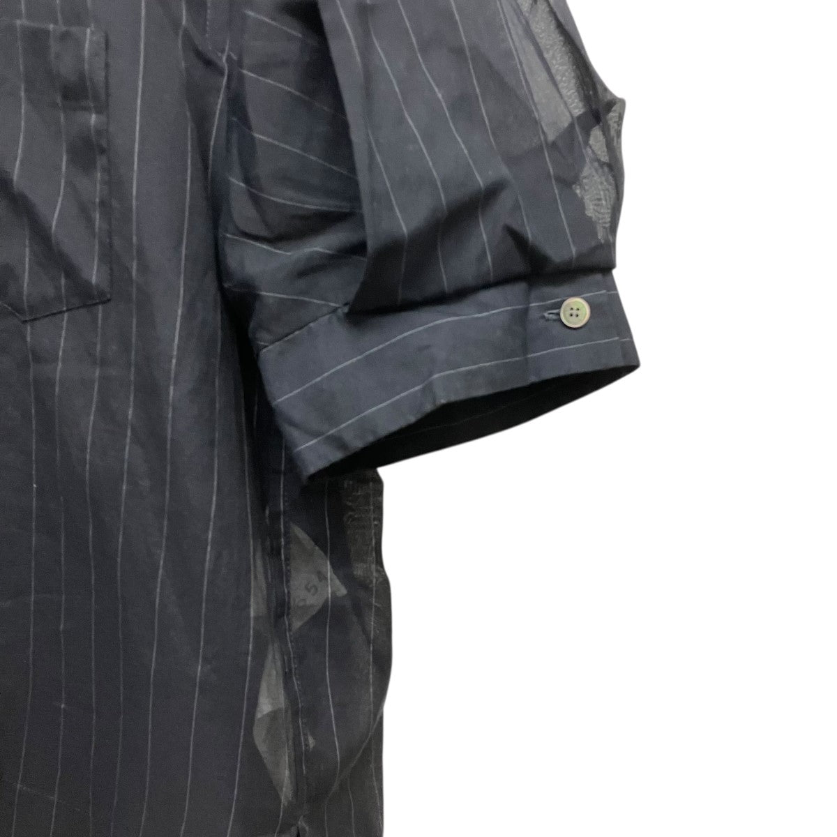 sacai 23SSストライプ半袖ブラウス23-06541 古着・中古-5枚目のアイテム画像