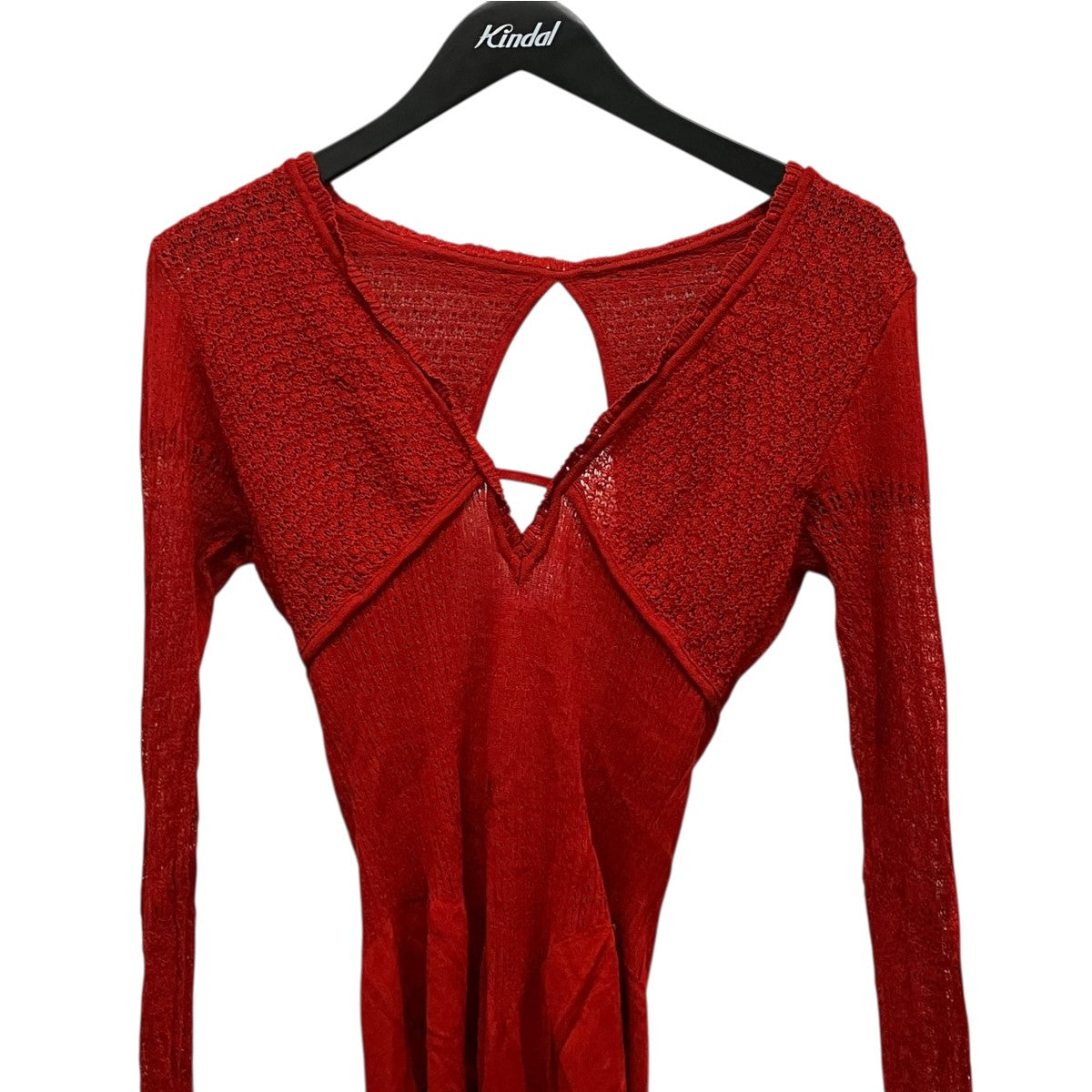 FETICO 24SSLACE KNIT V-NECK BODYSUITボディスーツFTC242-0703 古着・中古-3枚目のアイテム画像
